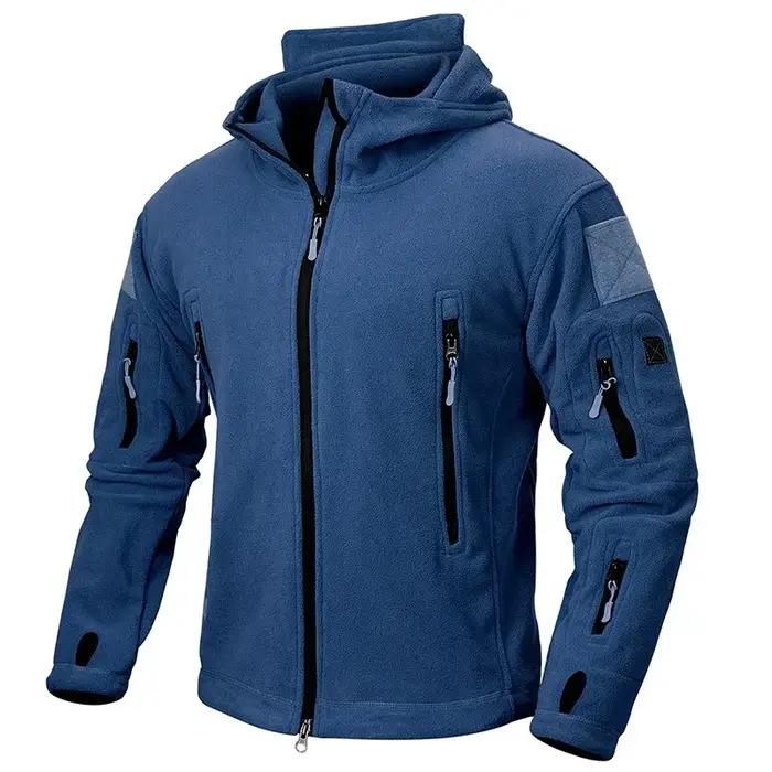 Veste à capuche polaire pour homme