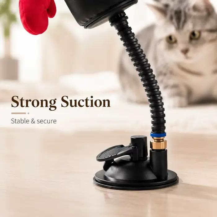 Jouet de boxe interactif pour chat avec gants