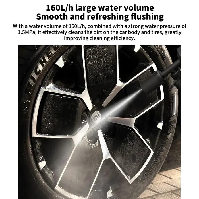Machine à laver voiture sans fil Mijia 2 pour nettoyage rapide et efficace de votre véhicule occassions spéciales et quotidienne