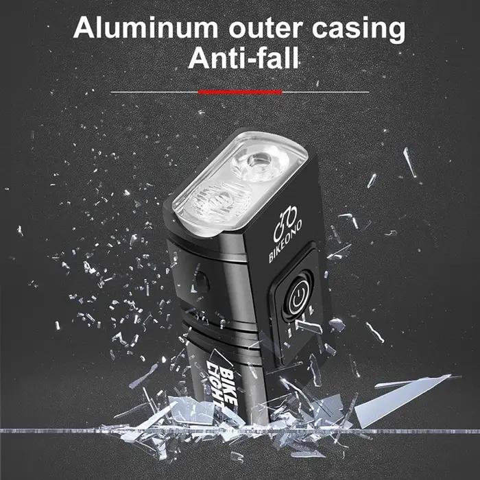 Lampe de vélo LED T6 avant pour VTT, lampe de vélo de montagne, lampe de poche de sauna, sonnette él