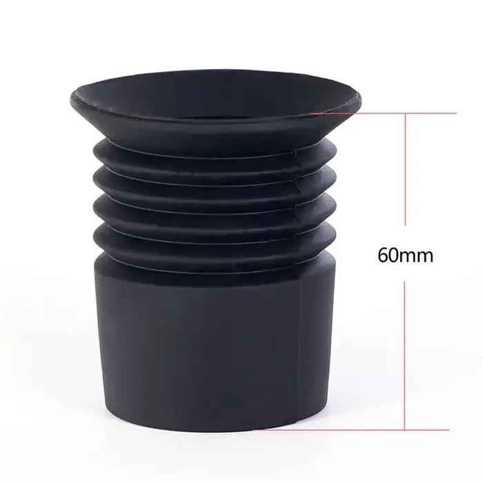 Portée de fusil Flexible de chasse tactique, protection oculaire oculaire, lentille en caoutchouc, c