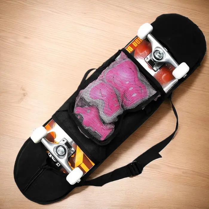 Sac de transport pour skateboard avec sangle réglable housse de rangement pour scooter sac à dos pour homme occasions spéciales