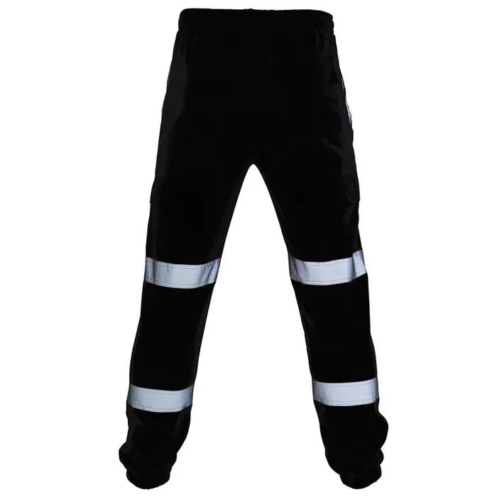 Pantalon de travail haute visibilité bandes réfléchissantes - Sécurité chasse et construction