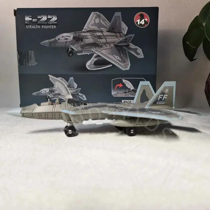 Blocs de construction Fighter F-22 1/72 échelle avion ABS plastique 3D Puzzle assemblage Souvenir