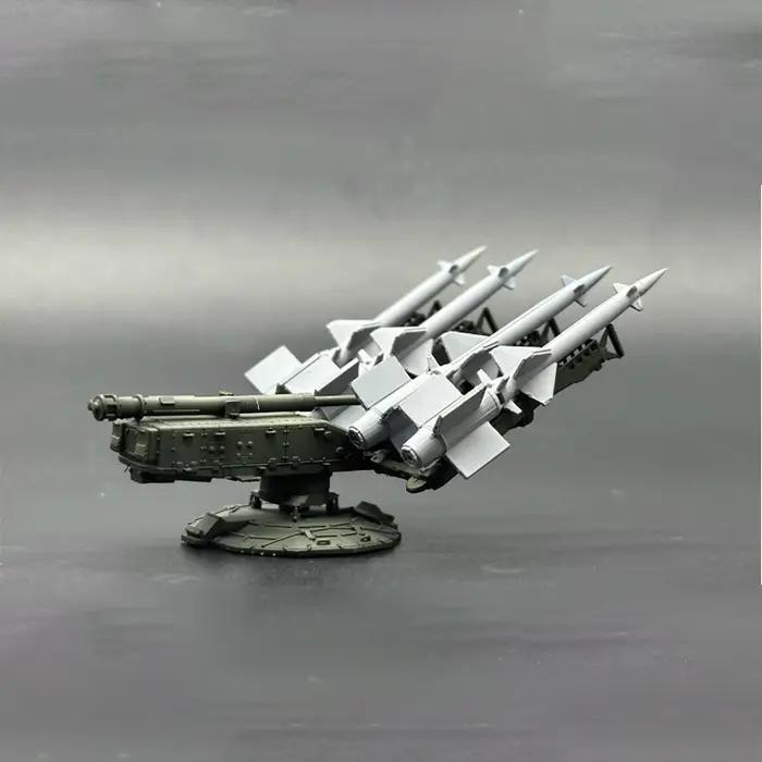 Modèle de char en plastique à l'échelle 1:144, série de missiles de défense aérienne Sam, collection, décoration, jouet, cadeau, souvenir, objet de présentation