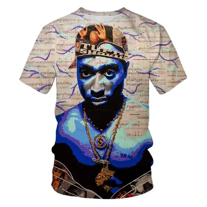 T-shirt de personnalité imprimé en 3D
