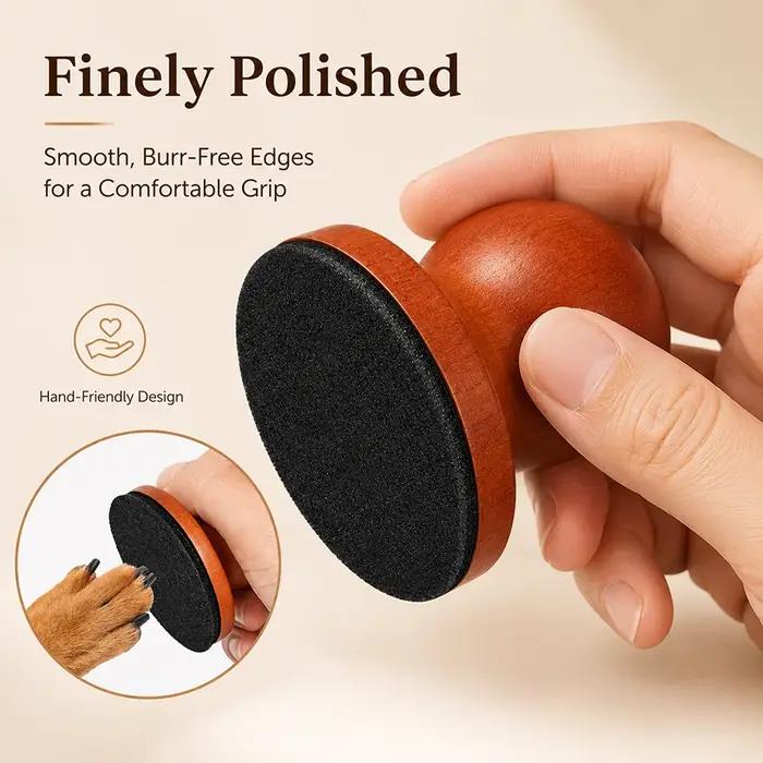Lime à ongles pour chien en bois