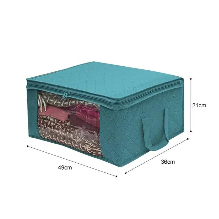 Boîte De Rangement De Vêtements En Tissu Non Tissé Pliable Pour Dressing Et Organisation Moderne