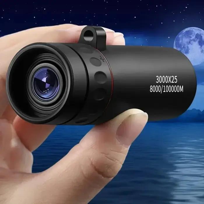 Lunette monoculaire 3000x25 HD mini portable vision nocturne pour chasse observation outdoor