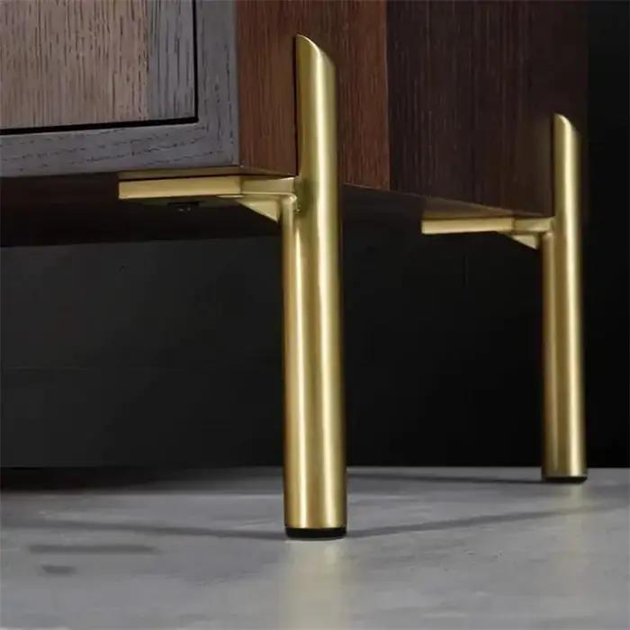 Pieds de support de bord de table en métal épais, meubles TV, canapé, quincaillerie, table à thé, lé