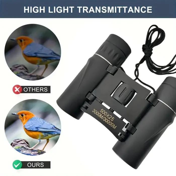 Jumelles HD haute puissance avec vision nocturne, mini compact pour l'extérieur, modèles d'une gross