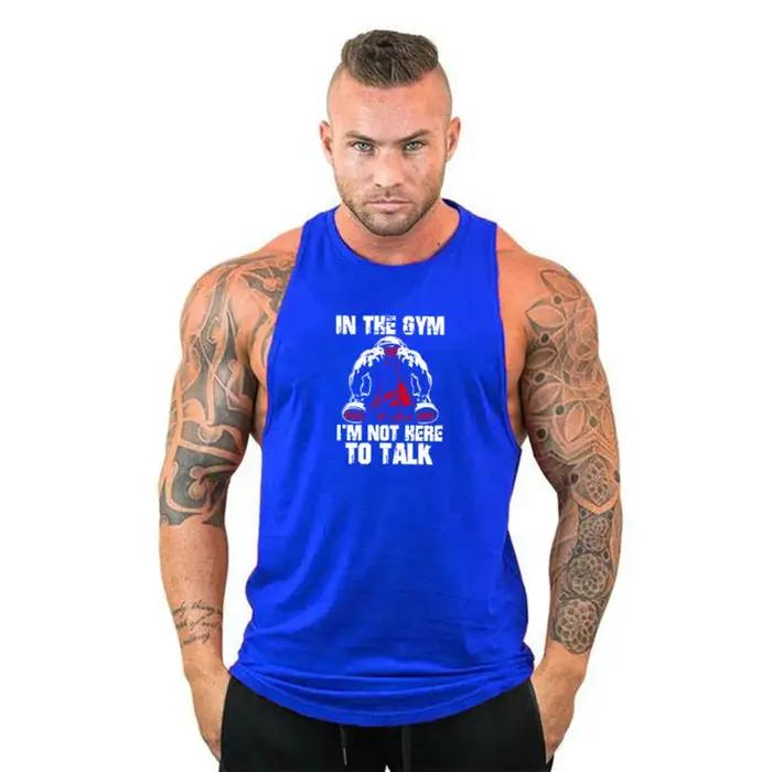 Débardeur homme été marque gym entraînement fitness t shirt décontracté respirant confortable coupe ample fraiche