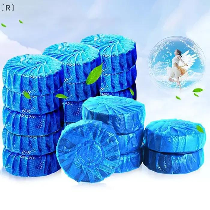 MaveraRurraBlue comprimés de nettoyage de toilettes à chasse automatique en vrac disques désodorisant à bulles longue
