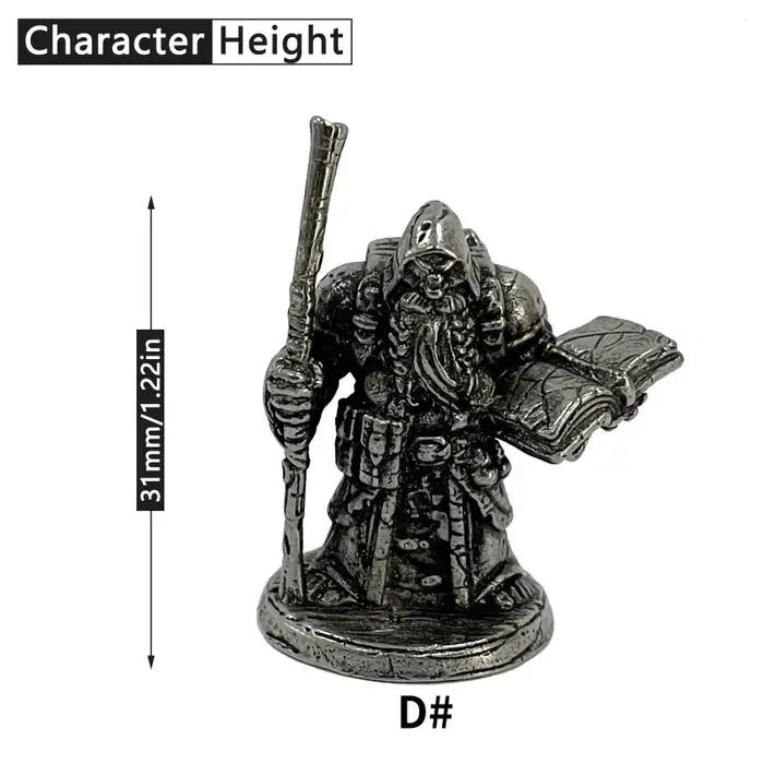 Figurines miniatures de soldats Wraith de la Légion du moyen âge