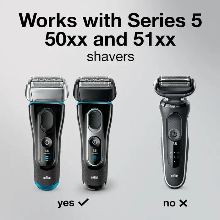 Têtes de rechange Braun Series 5, grille de coupe pour rasoir 52B, lame de rasoir pour 5020S 5030S 5