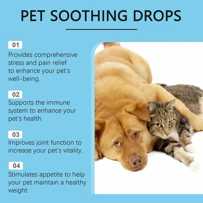 Gouttes YEGBONG pour améliorer l'immunité des animaux de compagnie soulager le stress et la douleur pour chiens et chats occasions spéciales soin santé naturellement
