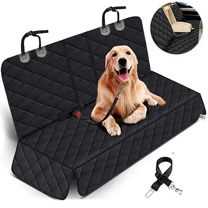 Housse de siège de chien de voiture pour siège arrière, imperméable, tapis de protection de siège arrière pour animaux de compagnie, antidérapant, support de sécurité universel pour chiens de sortie