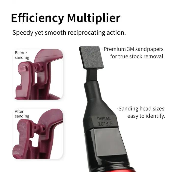 DSPIAE bricolage ES-A ponceuse alternative stylo de meulage électrique modèle en plastique tête de p