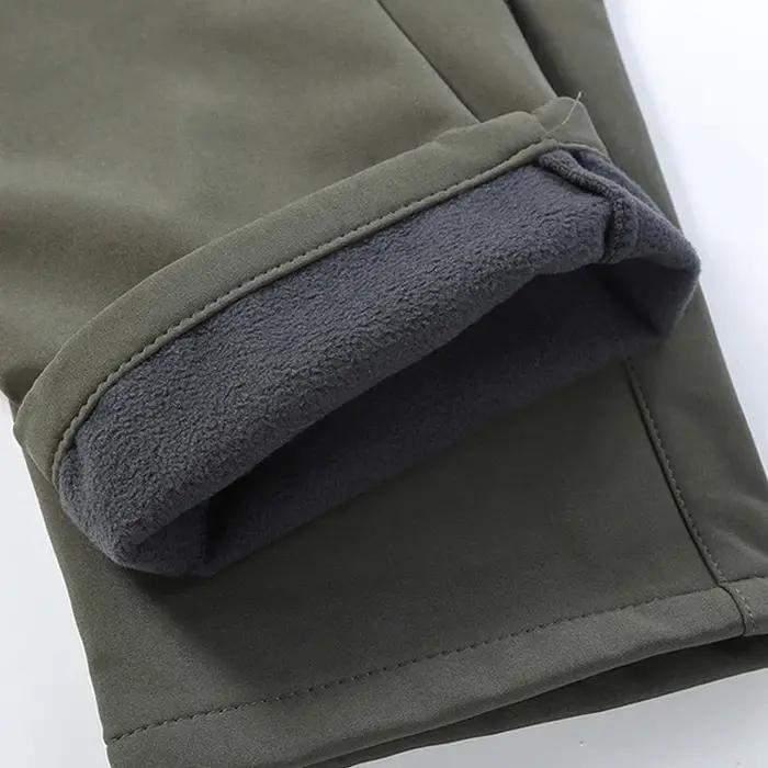 Pantalon imperméable stretch hiver avec doublure polaire pour chasse - Confort chaud et protection