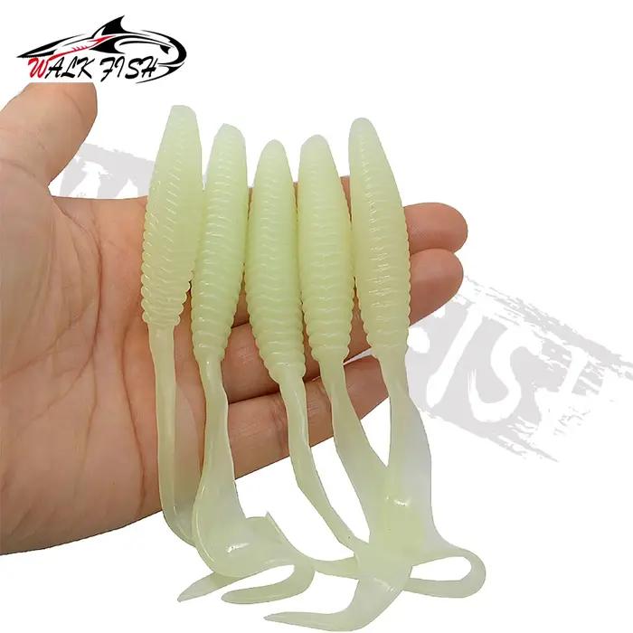 Obk Fish-Leurre de pêche à longue queue, appât souple, 13cm, 6g, filetage à vis simple, faucille T64