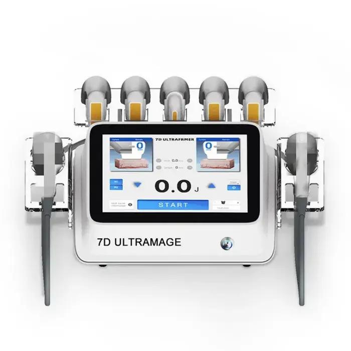 Appareil HIFU 7D à ultrasons focalisés de haute intensité, lifting SMAS, resserrement de la peau du visage et du corps, anti-âge, équipement de salon