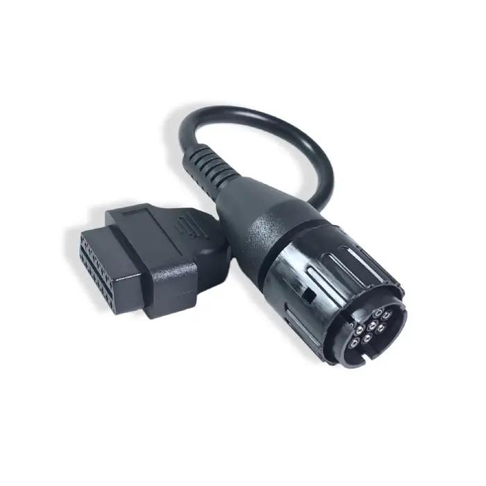 Adaptateur de câble pour moto BMW, câble de diagnostic, 10 broches à 16 broches, OBD2 OBDII