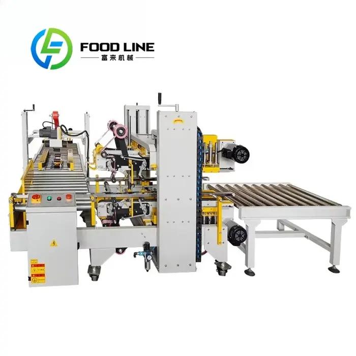 Machine de scellage d'angle professionnelle pour cartons en centre logistique express