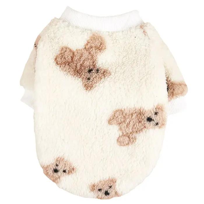 Pull d'hiver pour grand chien, vêtements chauds pour animaux de compagnie, pull doux en peluche pour