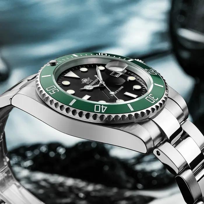 Montre plongée homme luxe 200M quartz lumineuse BGW9 céramique acier inoxydable affaires ADDIESDIVE