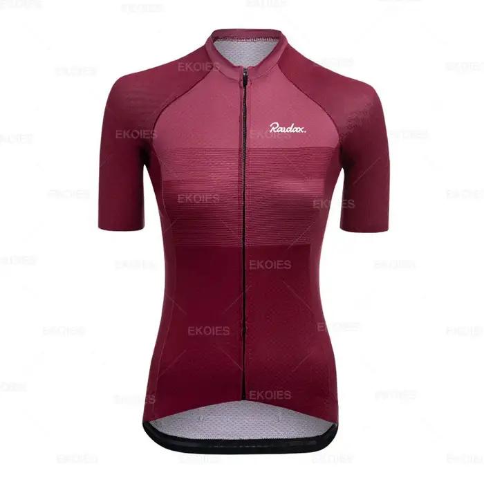 Vêtements de cyclisme à manches courtes pour femmes, ensemble de maillot de cyclisme, vêtements de v