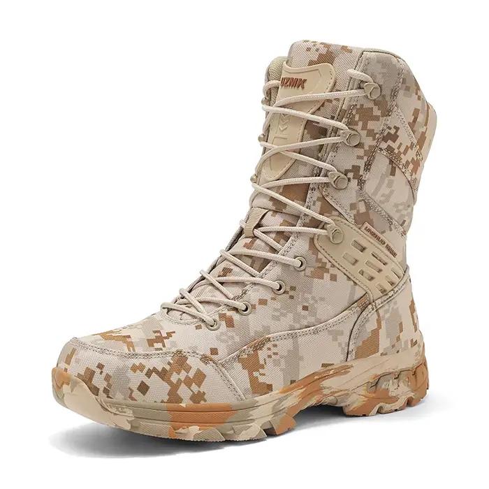 Haute qualité hommes bottes d'extérieur Camouflage chasse homme botte de Trekking anti-dérapant bott