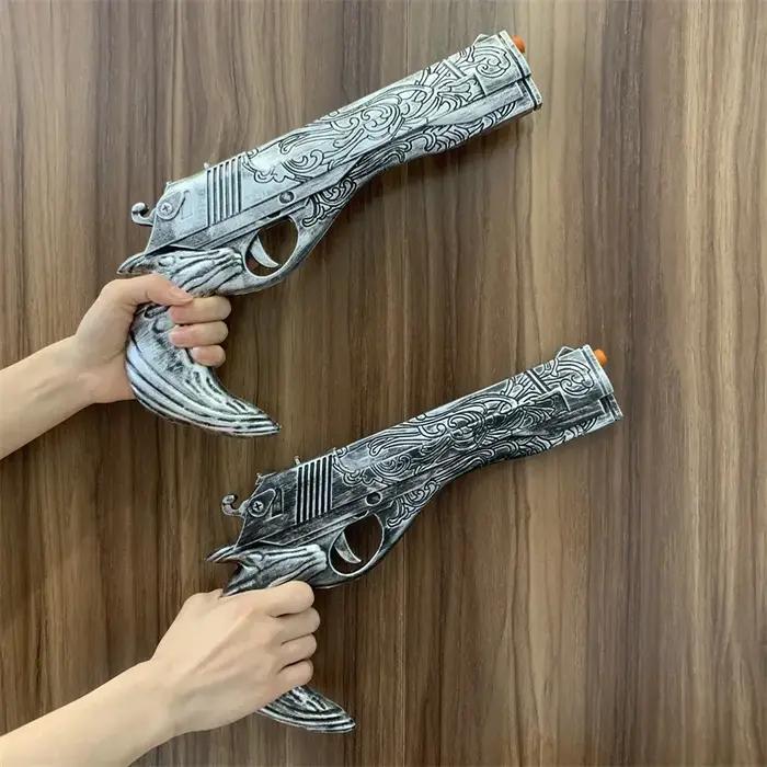 Cosplay VALORANT pistolets Sovereign Revolver accessoire pistolet armes modèle sécurité PU caoutchouc Halloween pas de déclenchement