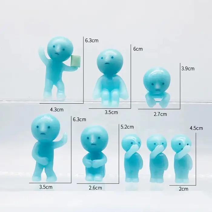 Cadeau surprise, série Yoga Bedroom, plusieurs poupées, boîte mystère verte noctilucente, figurines