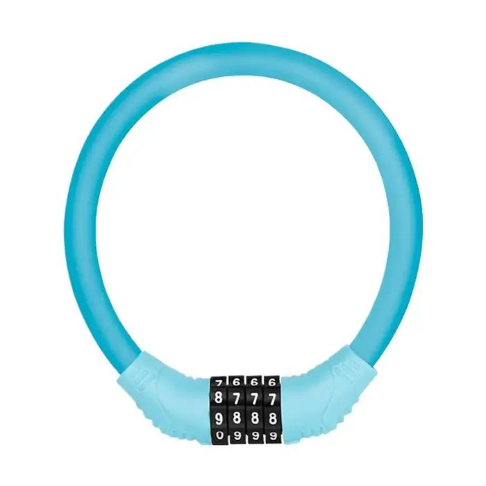 Cadenas antivol à câble avec code numérique 4 chiffres en acier inoxydable pour vélo et objets de valeur sécurité vélo occasions spéciales