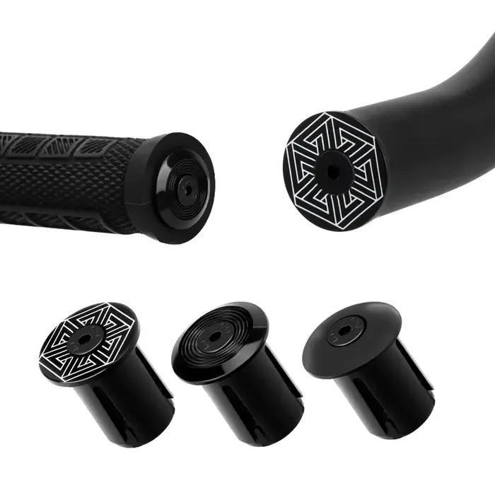 Embouts de barre de vélo bouchons d'extrémité de guidon de verrouillage réglables extensibles en pla