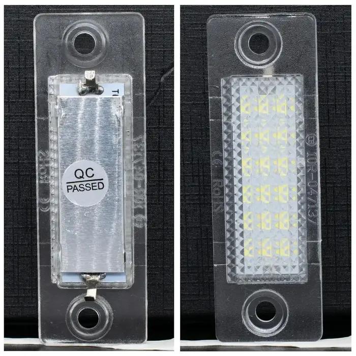 Lampe LED blanche Canbus pour plaque d'immatriculation, 2 pièces, pour VW TRANSPORTER T5 CADDY TOURA