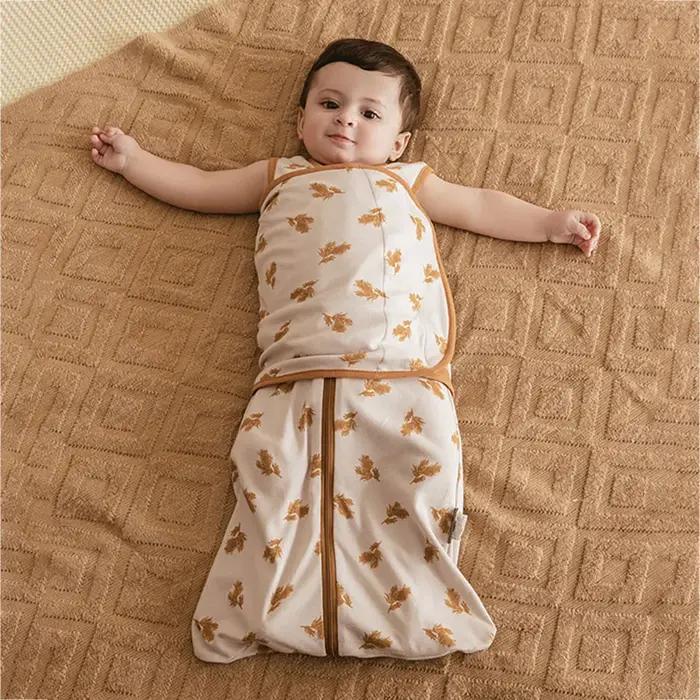 Sac de couchage pour bébés de 0 à 6 mois, emmaillotage pour nouveau-né, sac de couchage mince amovib