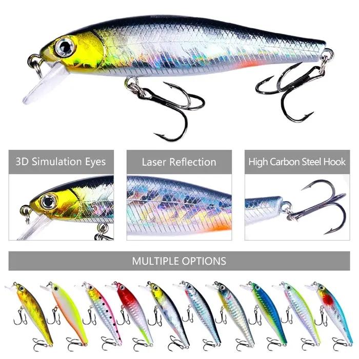 Minnow manivelle Wobbler Jerkbait leurre de pêche 8.8Cm 9G Isca artificiel Carkbait Wobblers Swimbai