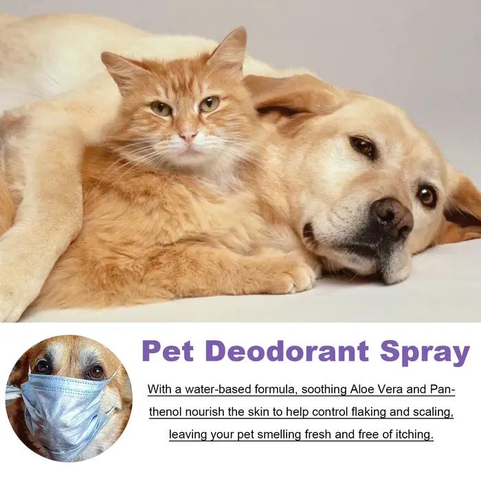 Spray éliminateur d'odeurs pour animaux de compagnie