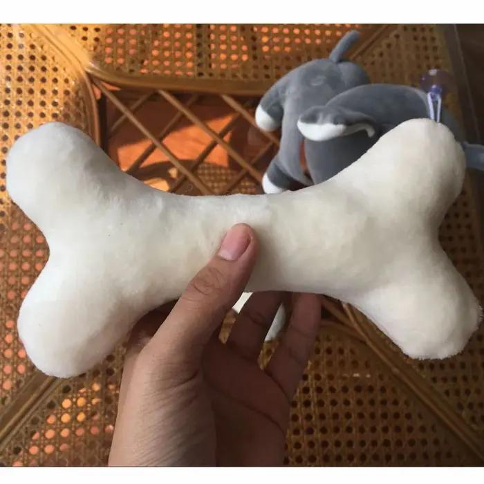 Jouet en peluche pour animaux de compagnie, poupée en os, jouet de Simulation pour chiens