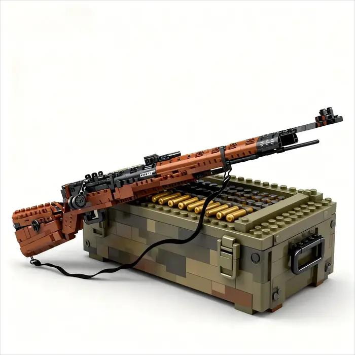 Kit de Modélisme Fusil Historique 1206 Pièces – Ensemble de Construction Classique