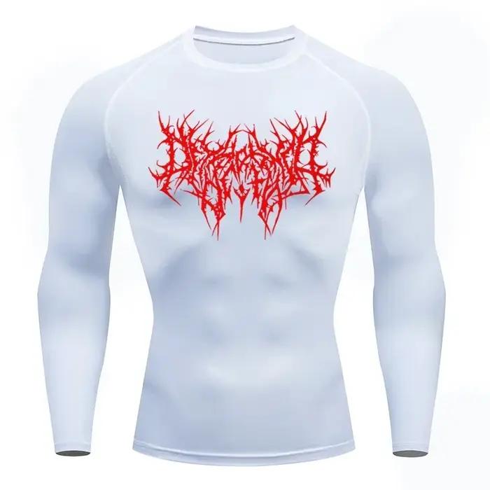 T-shirt de sport à séchage rapide pour homme, t-shirt de compression, maillot de fitness, t-shirts d