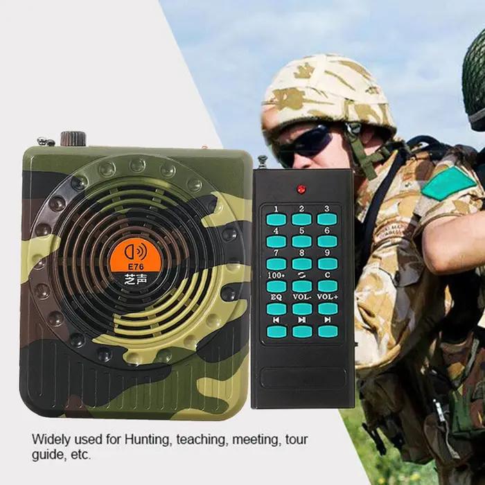 Amplificateur sonore rechargeable télécommandé pour chasse professionnelle - Accessoire amplificateur extérieur
