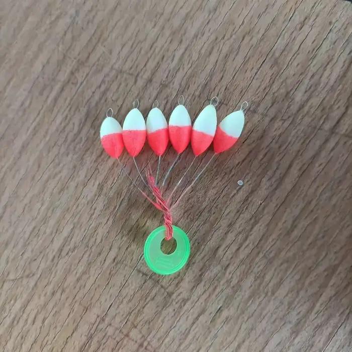 Flotteur de pêche lumineux sept étoiles, haricots ovales 11mm/13mm/15mm, bouée en mousse, accessoire