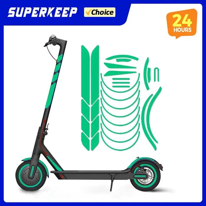 1 ensemble d'autocollants réfléchissants pour roues, bande réfléchissante pour pneus, pour XIAOMI M3