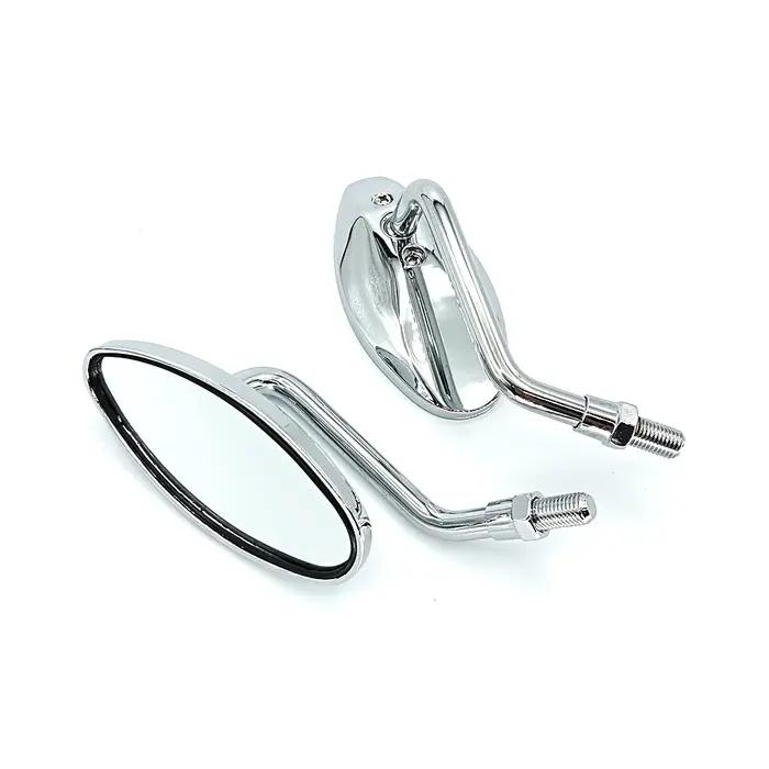 Universel 10mm nouveau miroir de moto Scooter e-bike rétroviseurs 2 pièces/paire électromobile arrière côté convexe miro