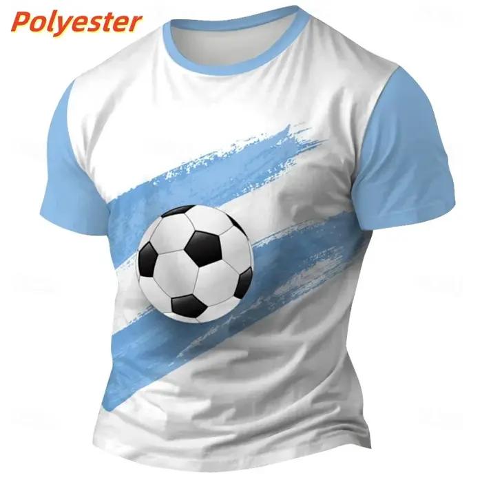 T-shirt de Football argentin imprimé en 3D pour hommes