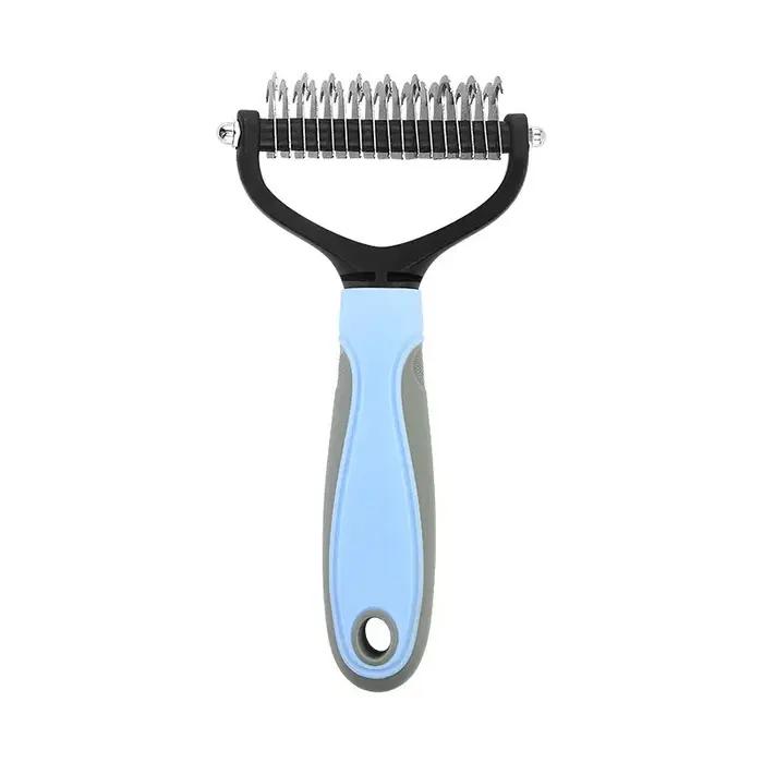 Brosse démêlante double face pour animaux de compagnie, peigne anti-nœuds pour chiens et chats, outi