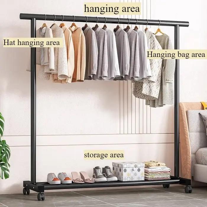 Séchoir à linge vertical mobile pour balcon domestique