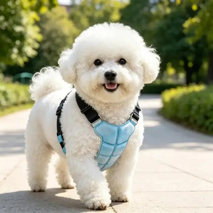Gilet rafraîchissant pour chien, veste respirante avec pochettes de gel, veste rafraîchissante pour animaux de compagnie pour l'été, pour chiens de grande, moyenne et petite taille